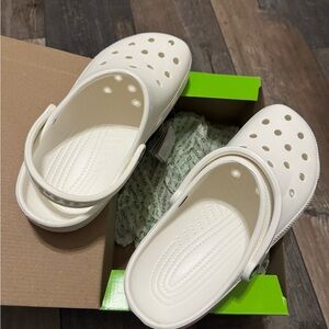 CROCS Classic White Clogs